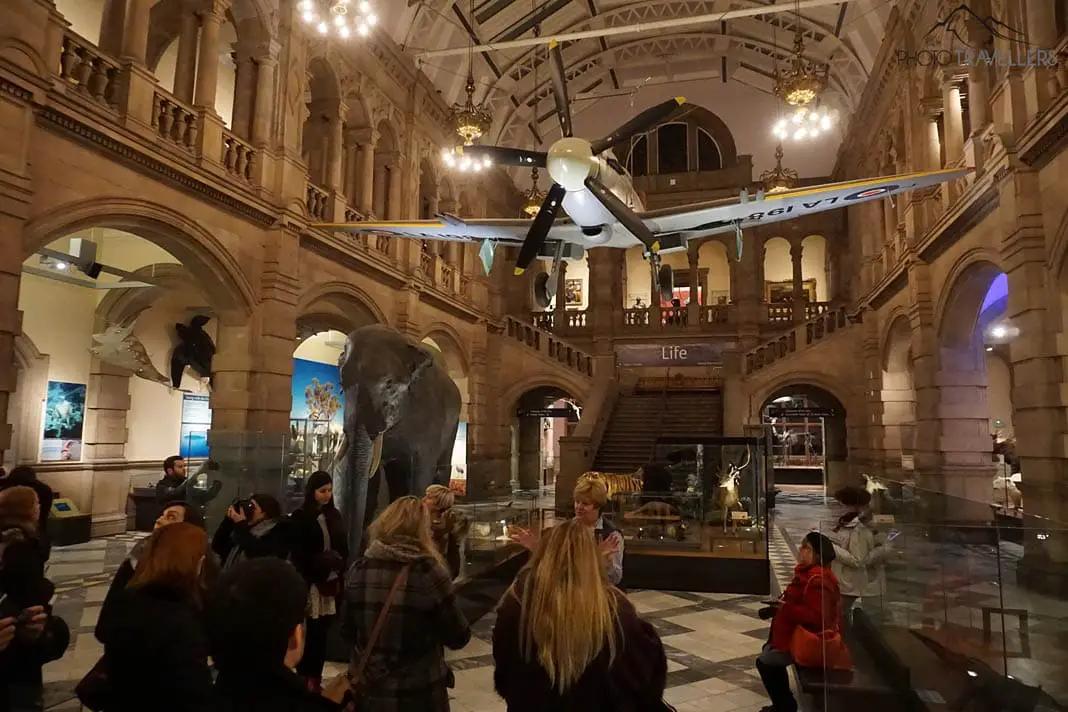 Flugzeug in der Kelvingrove Art Gallery